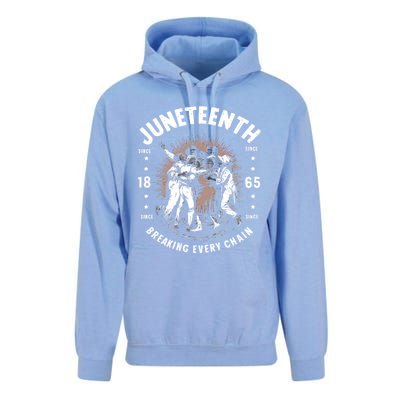 Breaking Every Chain Since 1865 Independence Day Junenth Funny Gift Unisex Surf Hoodie