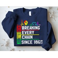Breaking Every Chain Since 1865 Juneteenth Black History Sweatshirt