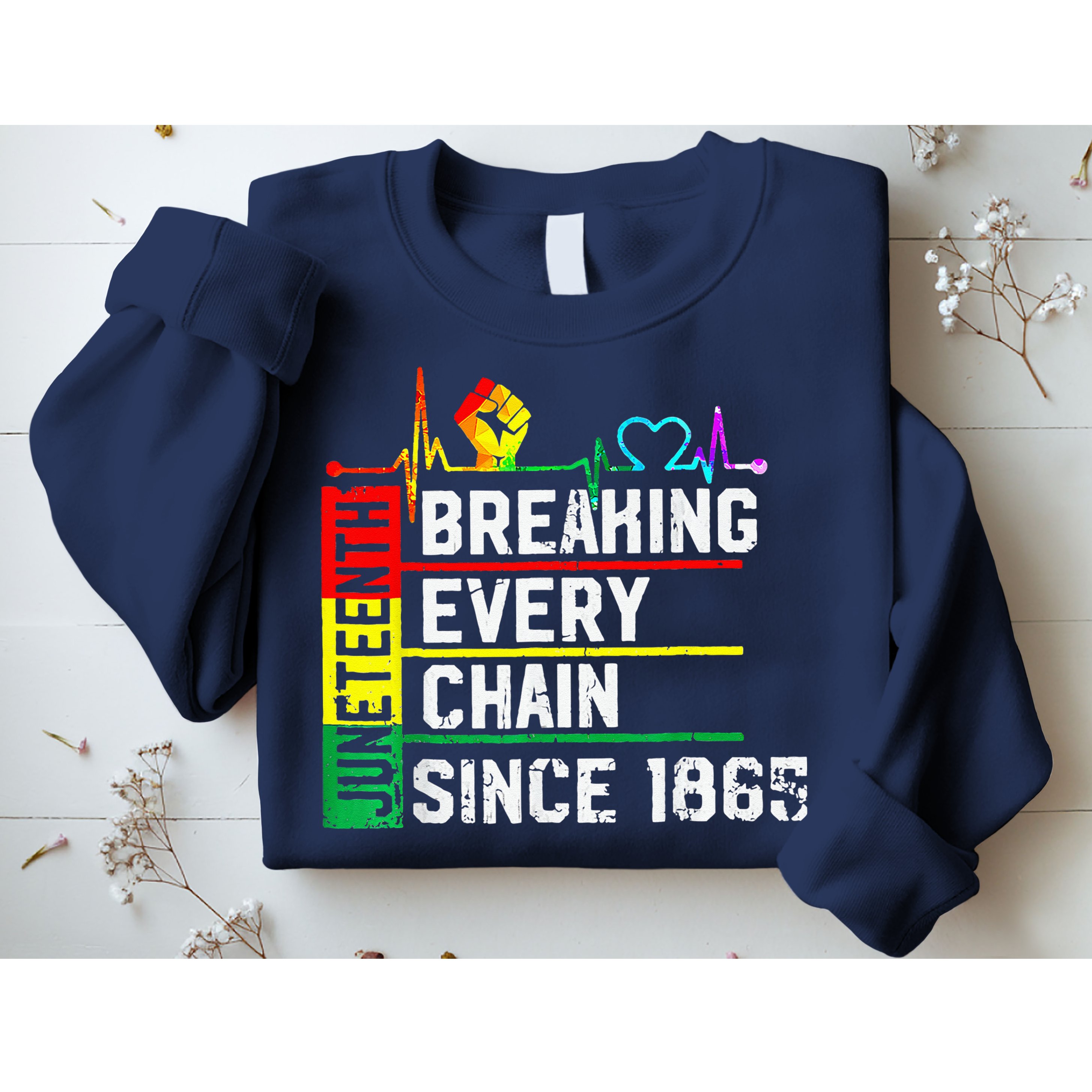 Breaking Every Chain Since 1865 Juneteenth Black History Sweatshirt