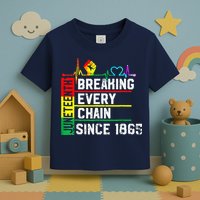 Breaking Every Chain Since 1865 Juneteenth Black History Toddler T-Shirt