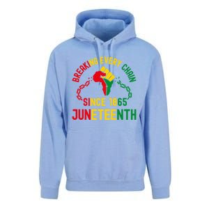 Breaking Every Chain Since 1865 Junzeenth Black History Cute Gift Unisex Surf Hoodie