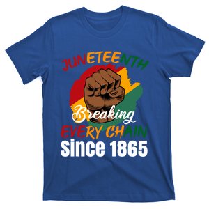 Breaking Every Chain Since 1865 Junenth Freedom Gift T-Shirt