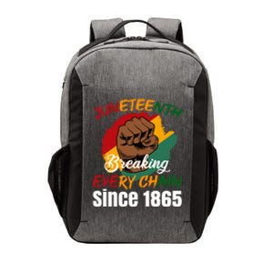 Breaking Every Chain Since 1865 Junenth Freedom Gift Vector Backpack