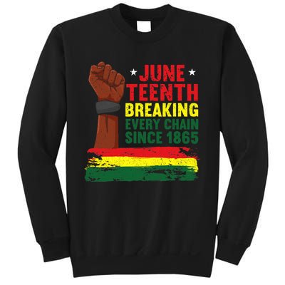 Breaking Every Chain Since 1865 | Freedom Funny Juneteenth Sweatshirt