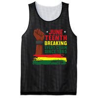 Breaking Every Chain Since 1865 | Freedom Funny Juneteenth Mesh Reversible Basketball Jersey Tank