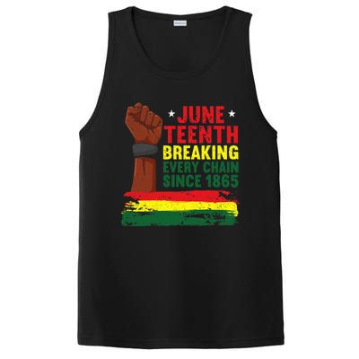 Breaking Every Chain Since 1865 | Freedom Funny Juneteenth PosiCharge Competitor Tank