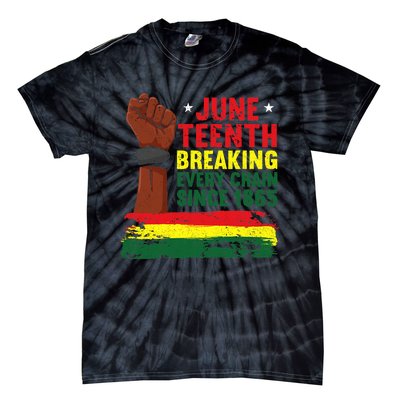 Breaking Every Chain Since 1865 | Freedom Funny Juneteenth Tie-Dye T-Shirt