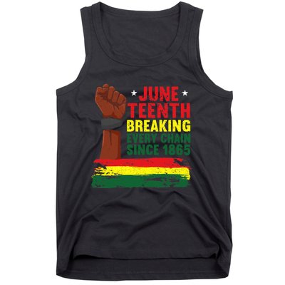 Breaking Every Chain Since 1865 | Freedom Funny Juneteenth Tank Top