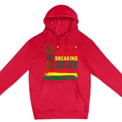 Breaking Every Chain Since 1865 | Freedom Funny Juneteenth Premium Pullover Hoodie