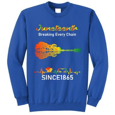 Breaking Every Chain Since 1865 Junenth Freedom Cool Gift Sweatshirt