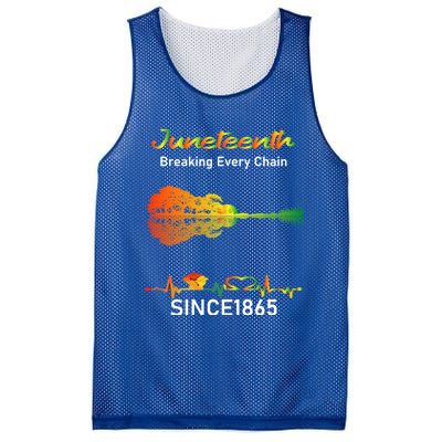 Breaking Every Chain Since 1865 Junenth Freedom Cool Gift Mesh Reversible Basketball Jersey Tank