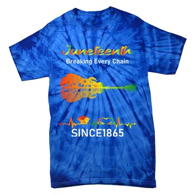 Breaking Every Chain Since 1865 Junenth Freedom Cool Gift Tie-Dye T-Shirt