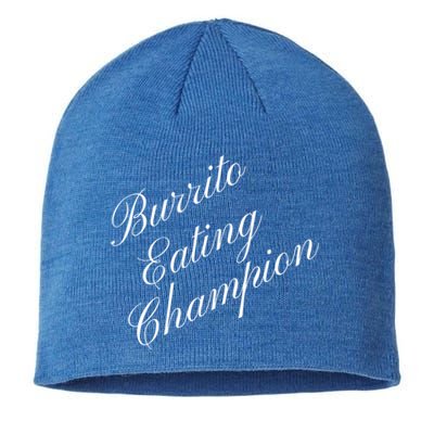 Burrito Eating Champion Competitive Food Eating Contest Gift Sustainable Beanie