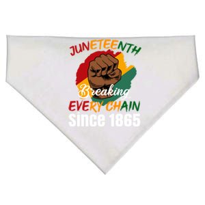 Breaking Every Chain Since 1865 Junenth Freedom Gift USA-Made Doggie Bandana