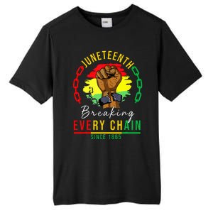 Breaking Every Chain Since 1865 Juneteenth Freedom Tall Fusion ChromaSoft Performance T-Shirt