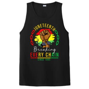 Breaking Every Chain Since 1865 Juneteenth Freedom PosiCharge Competitor Tank