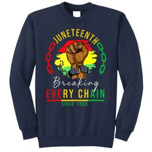 Breaking Every Chain Since 1865 Juneteenth Freedom Sweatshirt