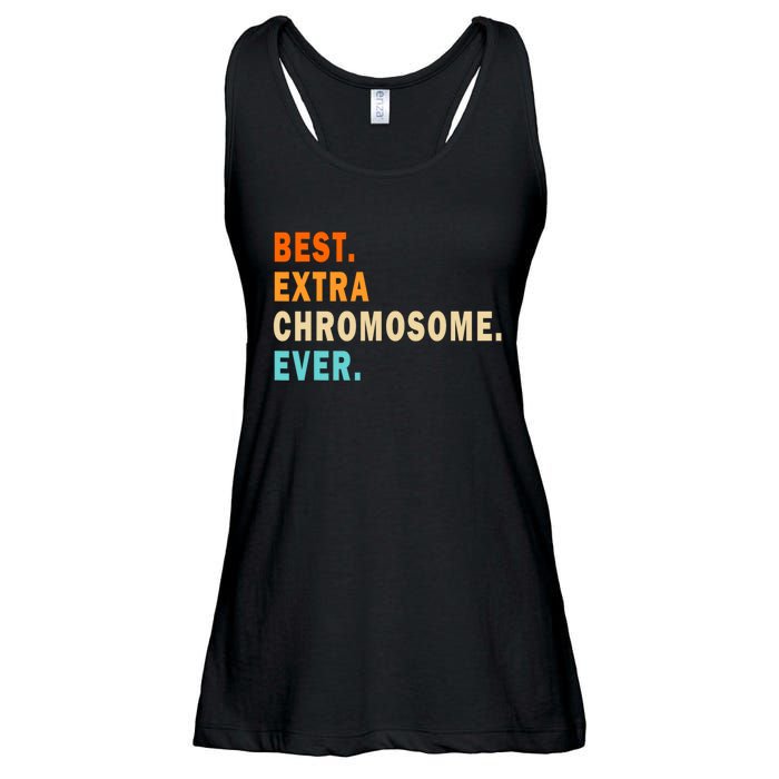 Best Extra Chromosome Ever Ladies Essential Flowy Tank