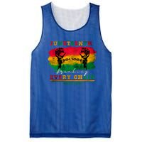 Breaking Every Chain Since 1865 Junenth Freedom Gift Mesh Reversible Basketball Jersey Tank