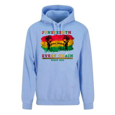 Breaking Every Chain Since 1865 Junenth Freedom Gift Unisex Surf Hoodie