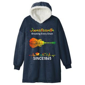 Breaking Every Chain Since 1865 Junenth Freedom Gift Hooded Wearable Blanket