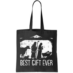 Best Ever Christmas Cool Jesus Nativity Scene Christian Tote Bag