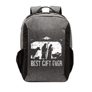 Best Ever Christmas Cool Jesus Nativity Scene Christian Vector Backpack