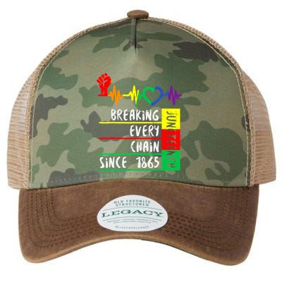 Breaking Every Chain Since 1865 Juneteenth Independence Day Legacy Tie Dye Trucker Hat