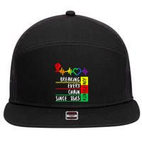 Breaking Every Chain Since 1865 Juneteenth Independence Day 7 Panel Mesh Trucker Snapback Hat
