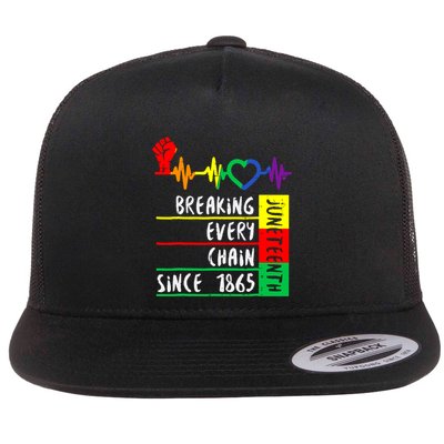 Breaking Every Chain Since 1865 Juneteenth Independence Day Flatbill Hat