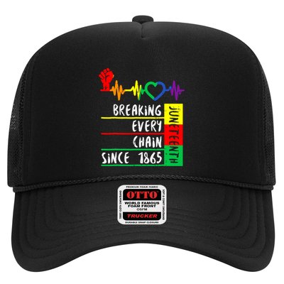 Breaking Every Chain Since 1865 Juneteenth Independence Day Trucker Hat