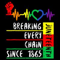 Breaking Every Chain Since 1865 Juneteenth Independence Day Toddler T-Shirt