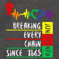 Breaking Every Chain Since 1865 Juneteenth Independence Day Vector Backpack