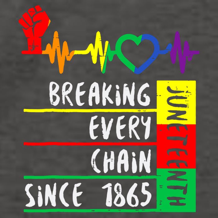 Breaking Every Chain Since 1865 Juneteenth Independence Day Vector Backpack