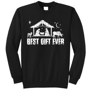 Best Ever Christmas Jesus Nativity Scene Christian Xmas  Sweatshirt