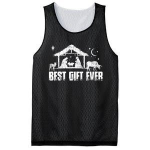 Best Ever Christmas Jesus Nativity Scene Christian Xmas  Mesh Reversible Basketball Jersey Tank