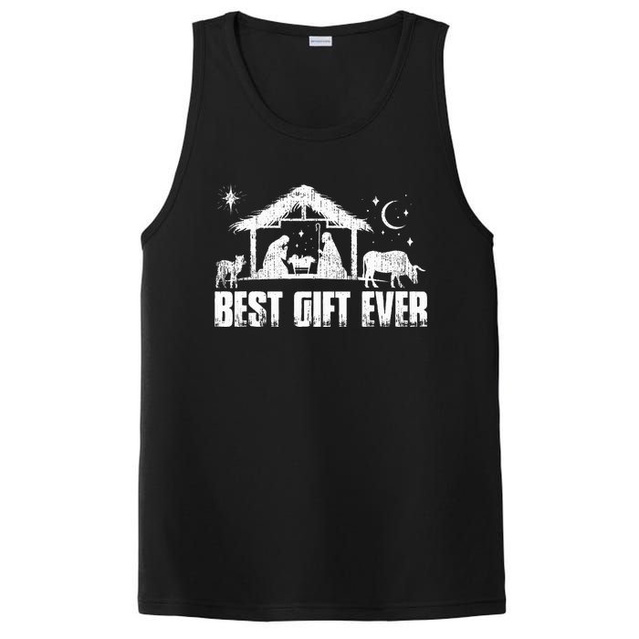 Best Ever Christmas Jesus Nativity Scene Christian Xmas  PosiCharge Competitor Tank