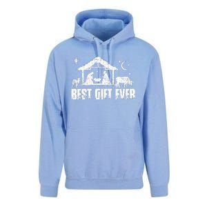 Best Ever Christmas Jesus Nativity Scene Christian Xmas  Unisex Surf Hoodie