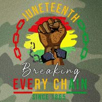 Breaking Every Chain Since 1865  Juneteenth Freedom Legacy Tie Dye Trucker Hat