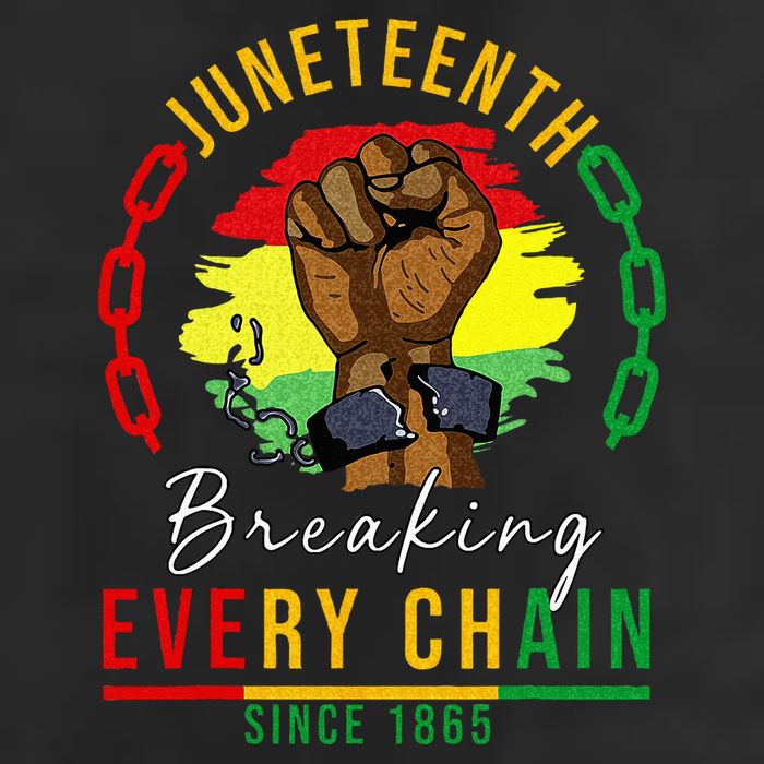 Breaking Every Chain Since 1865  Juneteenth Freedom Cool Comfort Performance Bucket Hat