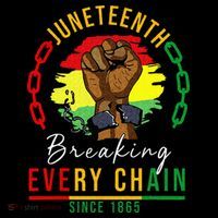 Breaking Every Chain Since 1865  Juneteenth Freedom Impact Tech Backpack