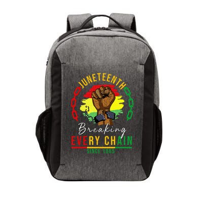 Breaking Every Chain Since 1865  Juneteenth Freedom Vector Backpack