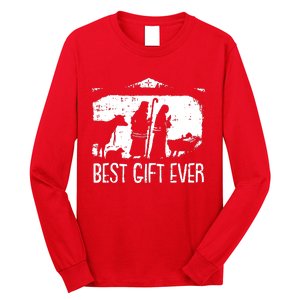 Best Ever Christmas Cool Jesus Long Sleeve Shirt