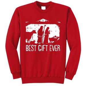 Best Ever Christmas Cool Jesus Sweatshirt