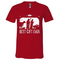 Best Ever Christmas Cool Jesus V-Neck T-Shirt