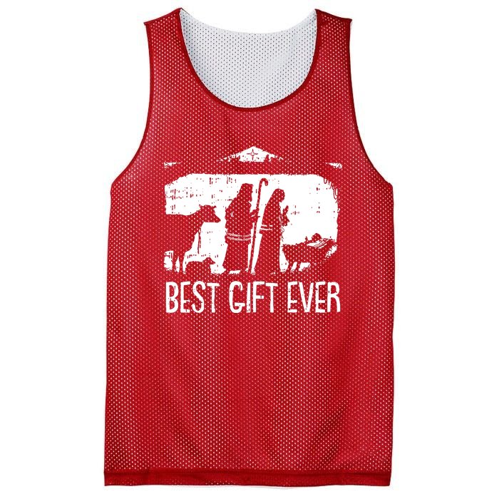 Best Ever Christmas Cool Jesus Mesh Reversible Basketball Jersey Tank