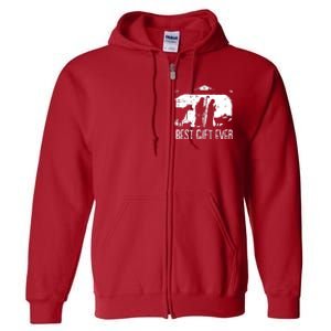 Best Ever Christmas Cool Jesus Full Zip Hoodie