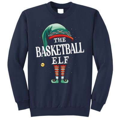 Basketball Elf Christmas Group Xmas Pajama Party Sweatshirt