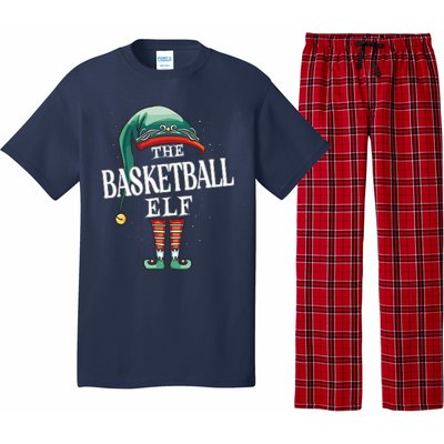 Basketball Elf Christmas Group Xmas Pajama Party Pajama Set