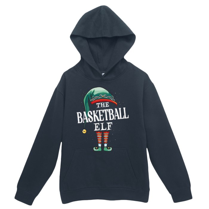 Basketball Elf Christmas Group Xmas Pajama Party Urban Pullover Hoodie